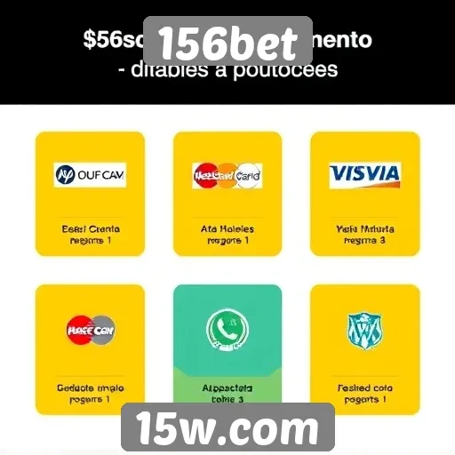 Metodos de pagamento aceitos no site 156bet